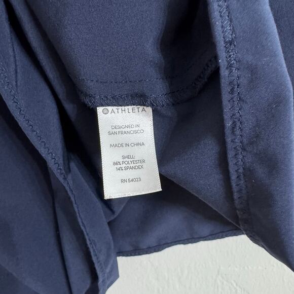 Athleta FWS Cami Navy Blue Tank Top Size Small - Picture 3 of 6